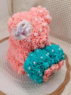 Adorable Ourson fleuri – Fait main avec amour