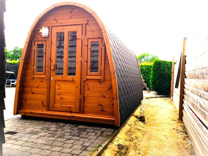 Tiny house, camping-pod , pipo wagen, Caravans en Kamperen, Stacaravans, tot en met 4, Ophalen of Verzenden