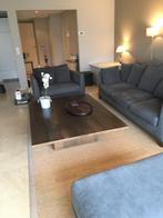 Salontafel - table basse en Sisal taptijt / et tapis Sisal, Huis en Inrichting, Tafels | Salontafels, Ophalen, Gebruikt, Overige houtsoorten