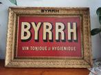 Reclameplaat BYRRH blik, Ophalen of Verzenden, Gebruikt
