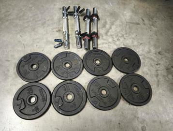 Halterset met 16kg beschikbaar voor biedingen