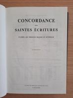 Concordance des Saintes Écritures, Boeken, Godsdienst en Theologie, Nieuw, Ophalen of Verzenden, Société de Bible du canton de Vaud / Lausanne