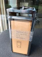 lantaarn voor een kaars ,decoratief  ,in kleur inox, Ophalen, Zo goed als nieuw