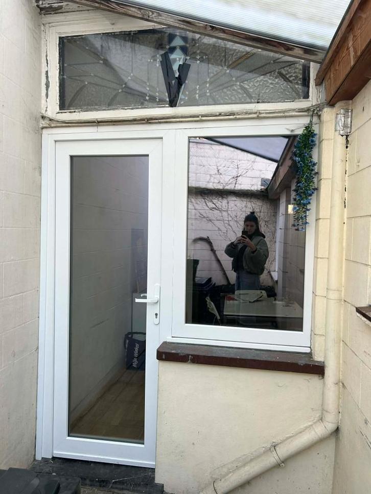 Menuiserie extérieure en PVC, Bricolage & Construction, Vitres, Châssis & Fenêtres, Utilisé, Fenêtre de façade ou Vitre, 160 cm ou plus