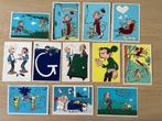 Franquin Gaston Marsupilami Spirou 12 cartes flock indus, Comme neuf, Série complète ou Série