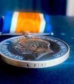 De Britse oorlogsmedaille 1914-1918, Postzegels en Munten, Penningen en Medailles, Ophalen of Verzenden, Zilver