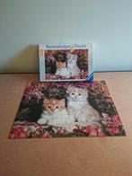 Ravensburger : puzzle de duel de chatons (500 pièces), Enlèvement ou Envoi, 500 à 1500 pièces, Utilisé, Puzzle