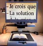 Loupe électronique de bureau pour malvoyant, Enlèvement, Utilisé