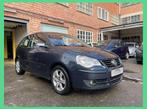 Volkswagen Polo 1.2i Benzine, Auto's, Stof, Zwart, Blauw, Electronic Stability Program (ESP)