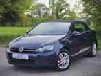 VW Golf 6 1.6TDI Cabriolet - 2013, Auto's, Volkswagen, Euro 5, Stof, Zwart, 4 cilinders