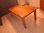 massieve houten tafel, Huis en Inrichting, Tafels | Eettafels, Ophalen, Gebruikt, 200 cm of meer, 50 tot 100 cm