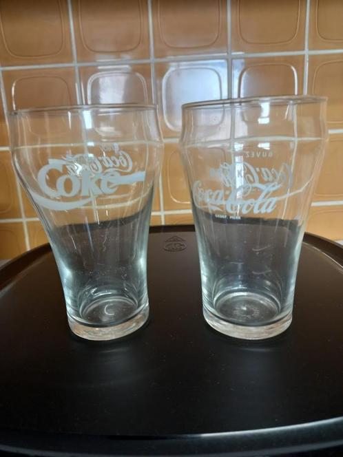 Antieke colaglazen, Verzamelen, Glas en Drinkglazen, Nieuw, Frisdrankglas, Ophalen