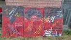 Street Art - 3 x doek, Antiek en Kunst, Ophalen