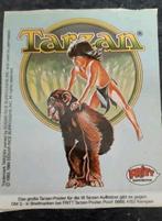 Autocollant vintage de la collection Tarzan 1983 publicitair, Comme neuf, Cinéma, Télévision ou Audiovisuel, Enlèvement ou Envoi
