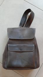 Petit sac à dos en cuir brun foncé Arthur & Aston, Cuir, Brun, Utilisé, Enlèvement ou Envoi