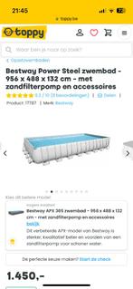Zwembad, Comme neuf, Rectangulaire, Piscines hors sol, 400 cm ou plus