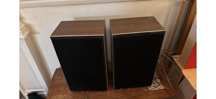 2 Vintage speakers, TV, Hi-fi & Vidéo, Enceintes, Utilisé, Haut-parleurs Frontaux, Arrière ou Stéréo, 60 à 120 watts, Enlèvement