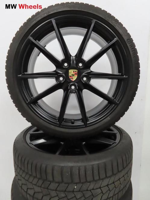 Porsche 21 inch Origineel velgen 911 992 met winterbanden, Auto-onderdelen, Banden en Velgen, Banden en Velgen, Winterbanden, 20 inch