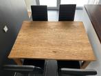 Complete eettafelset - moet weg, Huis en Inrichting, Complete eetkamers, Ophalen, Zo goed als nieuw, 4 tot 6 stoelen