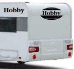 Hobby Camper Caravan Sticker HOBBY sticker, Nieuw, Overige typen, Verzenden