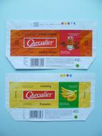 Chocolade Chevalier chocolat emballages wikkels omslagen x 2, Oude  chocolade  wikkels  jaren  '90, Gebruikt, Ophalen of Verzenden