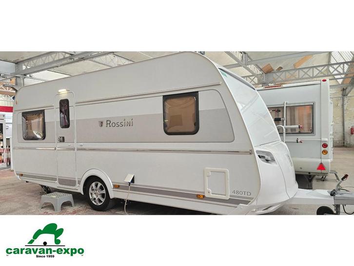 TABBERT ROSSINI 480TD, Caravans en Kamperen, Caravans, Bedrijf, tot en met 4, 1250 - 1500 kg, Tabbert, 5 tot 6 meter