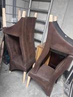 Bruine stoelen, Enlèvement, Comme neuf