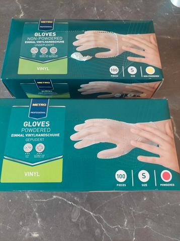 gants vinyl - 2 boîtes, Enlèvement ou Envoi