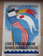 Originele Poster Roode Kruis van Belgie, Verzamelen, Verzenden, A1 t/m A3, Reclame, Rechthoekig Staand