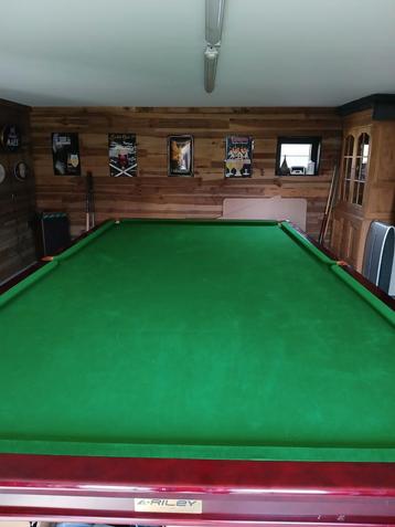Snookertafel Riley, Enlèvement, Utilisé, Table de snooker