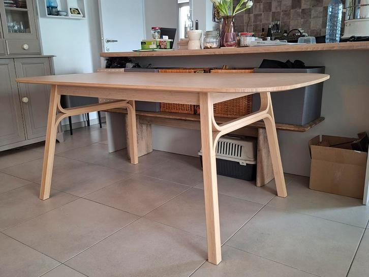 Table à manger en bambou 180x90 cm clair Ikea, Maison & Meubles, Tables | Tables à manger, Enlèvement