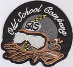GAS Old School Company stoffen opstrijk patch embleem, Motoren, Verzenden, Nieuw