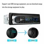 AUTORADIO BLUETOOTH USB SD AUX MP3 4x60W 1DIN, Enlèvement ou Envoi, Neuf