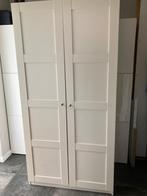 Armoire Ikea Pax 100 x 60 x 201 cm - blanc, Avec espace de penderie, Autres essences de bois, 150 à 200 cm, 50 à 100 cm