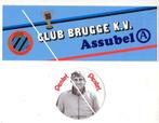 2 Reclamestickers Club Brugge + Ceulemans, Verzamelen, Verzenden, Zo goed als nieuw, Poster, Plaatje of Sticker