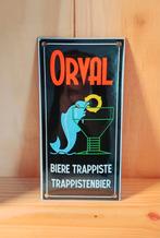 Emaille plaat van Orval, Verzamelen, Ophalen of Verzenden, Zo goed als nieuw, Reclamebord