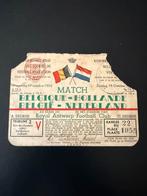 Ticket belgie vs nederland 1952, Verzenden, Zo goed als nieuw