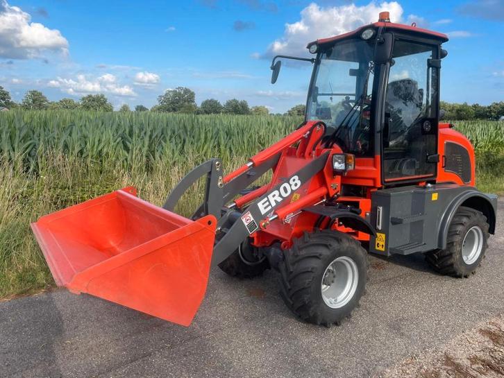 Everun ER08 nieuwstaat kniklader - Shovel, Articles professionnels, Machines & Construction | Autre, Enlèvement