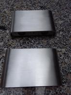 Wandlichten led - inox - 3 stuks - zo goed als nieuw, Huis en Inrichting, Ophalen of Verzenden, Zo goed als nieuw, Overige materialen