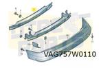 Volkswagen Caddy (7/15-12/20) Achterbumperversterking (bij t, Auto-onderdelen, -, -, Nieuw, Achter
