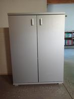 stevige opberg kast grijs B68 x D35 x H94, ook als set van 2, Ophalen, Gebruikt