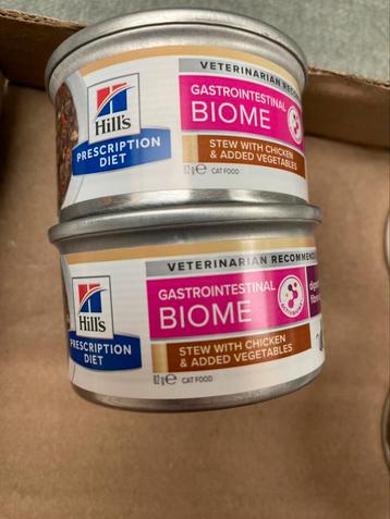 Hill's Gastrointestinal Biome Kattenvoer 8x 82g beschikbaar voor biedingen