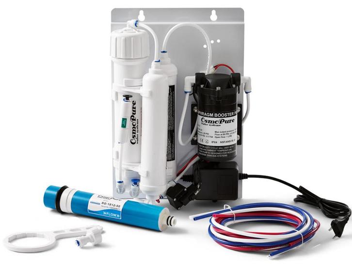 Osmosetoestel met boosterpomp 190 liter - gratis verzending, Dieren en Toebehoren, Vissen | Aquaria en Toebehoren, Nieuw, Filter of Co2