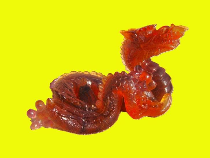 Prachtig glaswerk Daum kunstwerk draak., Antiek en Kunst, Antiek | Glaswerk en Kristal, Ophalen