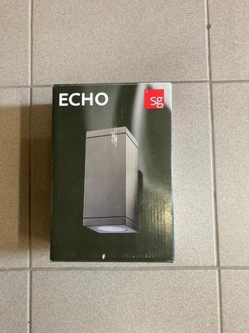 SG Lighting - Echo wandopbouw LED zwart 2x6W LED GU10   beschikbaar voor biedingen