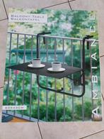 Table de balcon pliable, Enlèvement, Neuf, Aluminium, Pliant