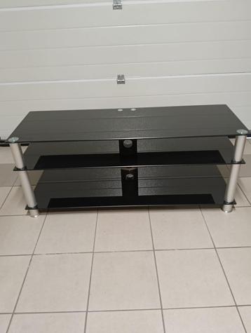 Prachtig TV meubel in tempered glas  beschikbaar voor biedingen