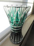 Val St-Lambert groene vaas getekend, Antiek en Kunst, Ophalen