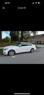 Mercedes-benz c180 benzine compresor, Auto's, Automaat, Zwart, Wit, Particulier