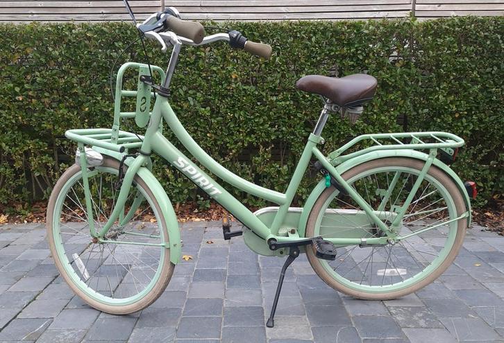 Fiets meisjes Spirit met of zonder fietsmand, Fietsen en Brommers, Fietsen | Meisjes, Gebruikt, 24 inch, Versnellingen, Ophalen